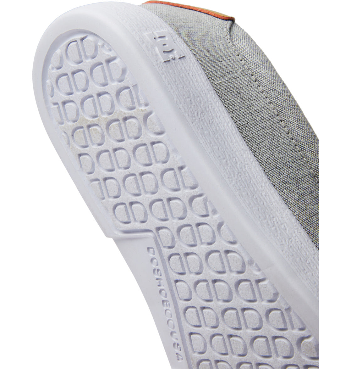 DC Villain Men Slip On Shoes White / Grey | US-5234JPF