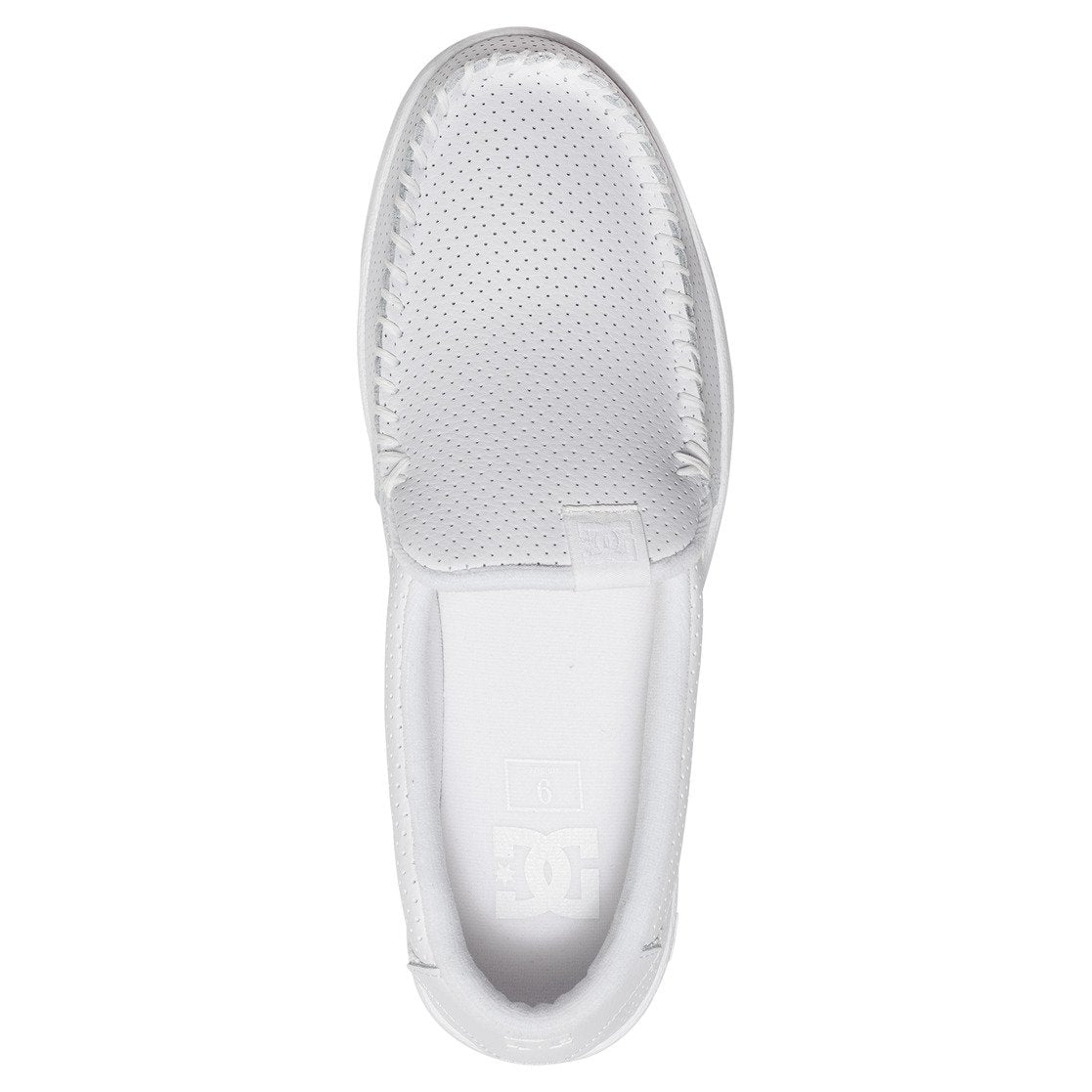 DC Villain Men Slip On Shoes White | US-3460ZXQ