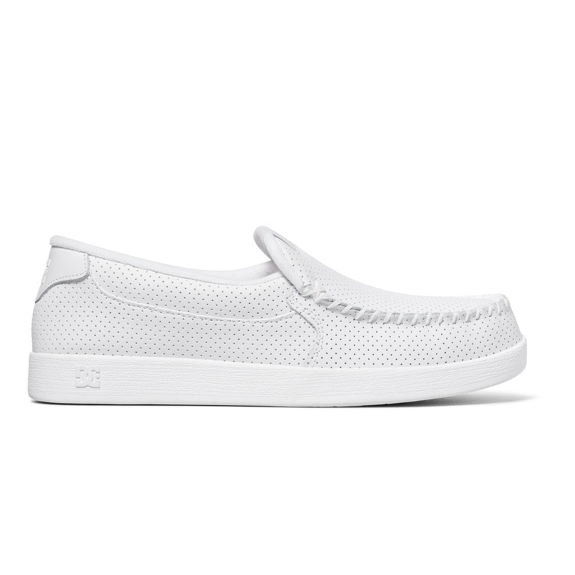 DC Villain Men Slip On Shoes White | US-3460ZXQ