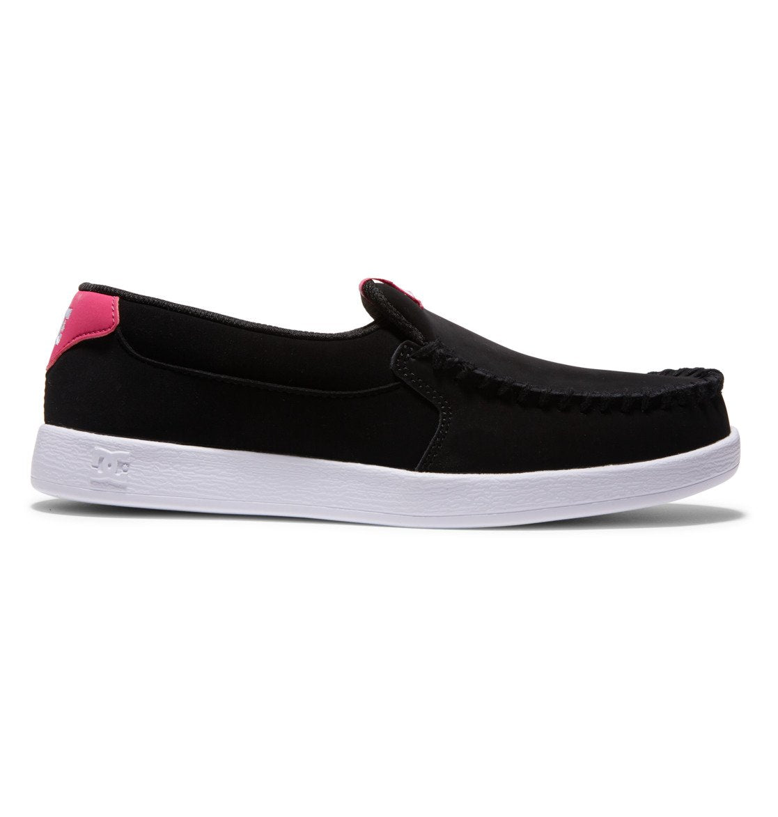 DC Villain Women Slip On Shoes Black / Pink | US-0891JCF