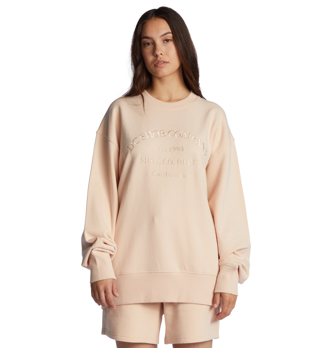 DC Weekend Women Sweatshirt Cream Brown | US-6270IWR