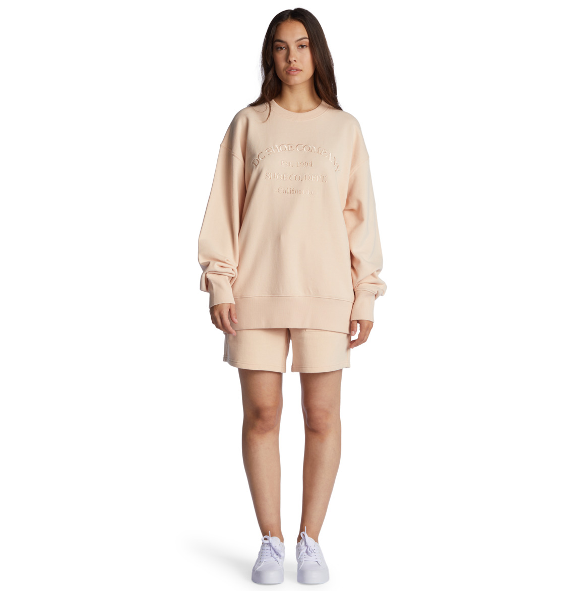 DC Weekend Women Sweatshirt Cream Brown | US-6270IWR