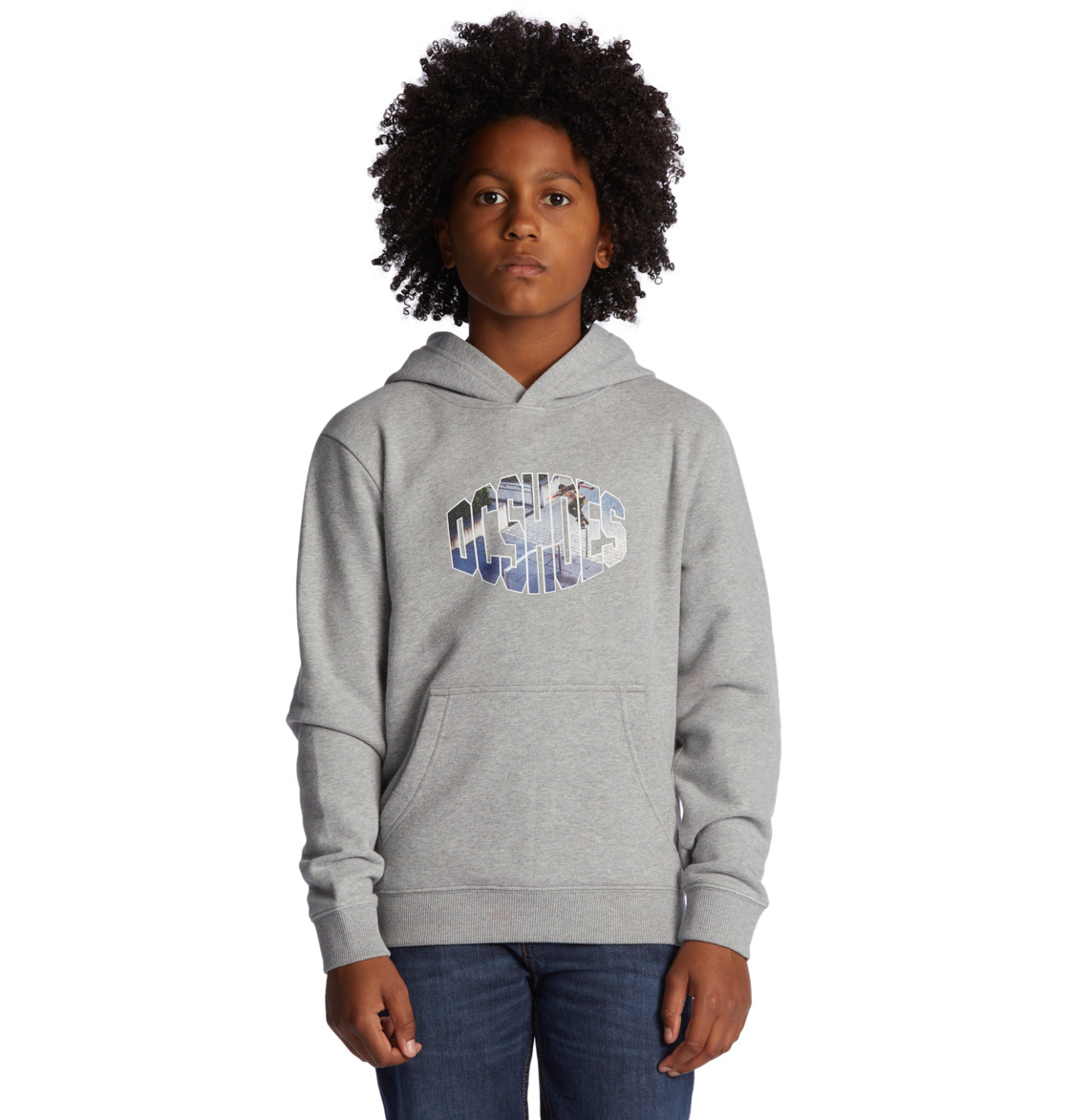 DC Wes Kids' Hoodie Grey | US-7153LPJ