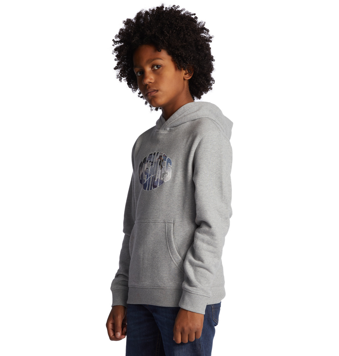 DC Wes Kids' Hoodie Grey | US-7153LPJ