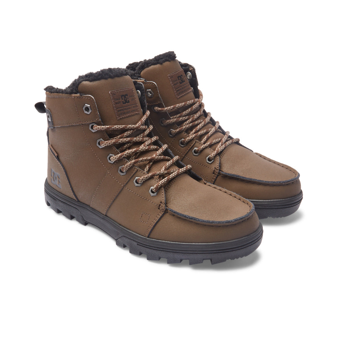 DC Woodland Men Winter Boots Dark Chocolate | US-1943WYT