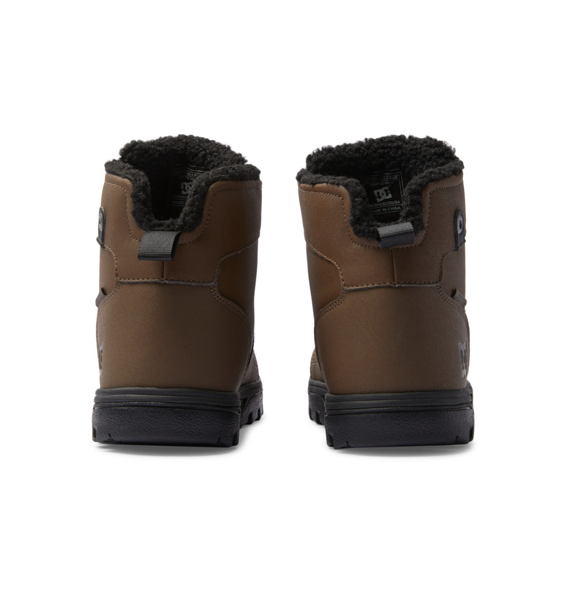 DC Woodland Men Winter Boots Dark Chocolate | US-1943WYT