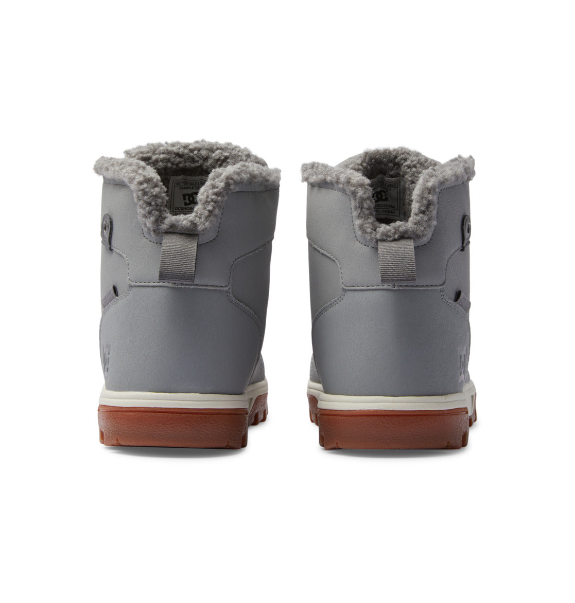 DC Woodland Men Winter Boots Grey | US-1803TIY