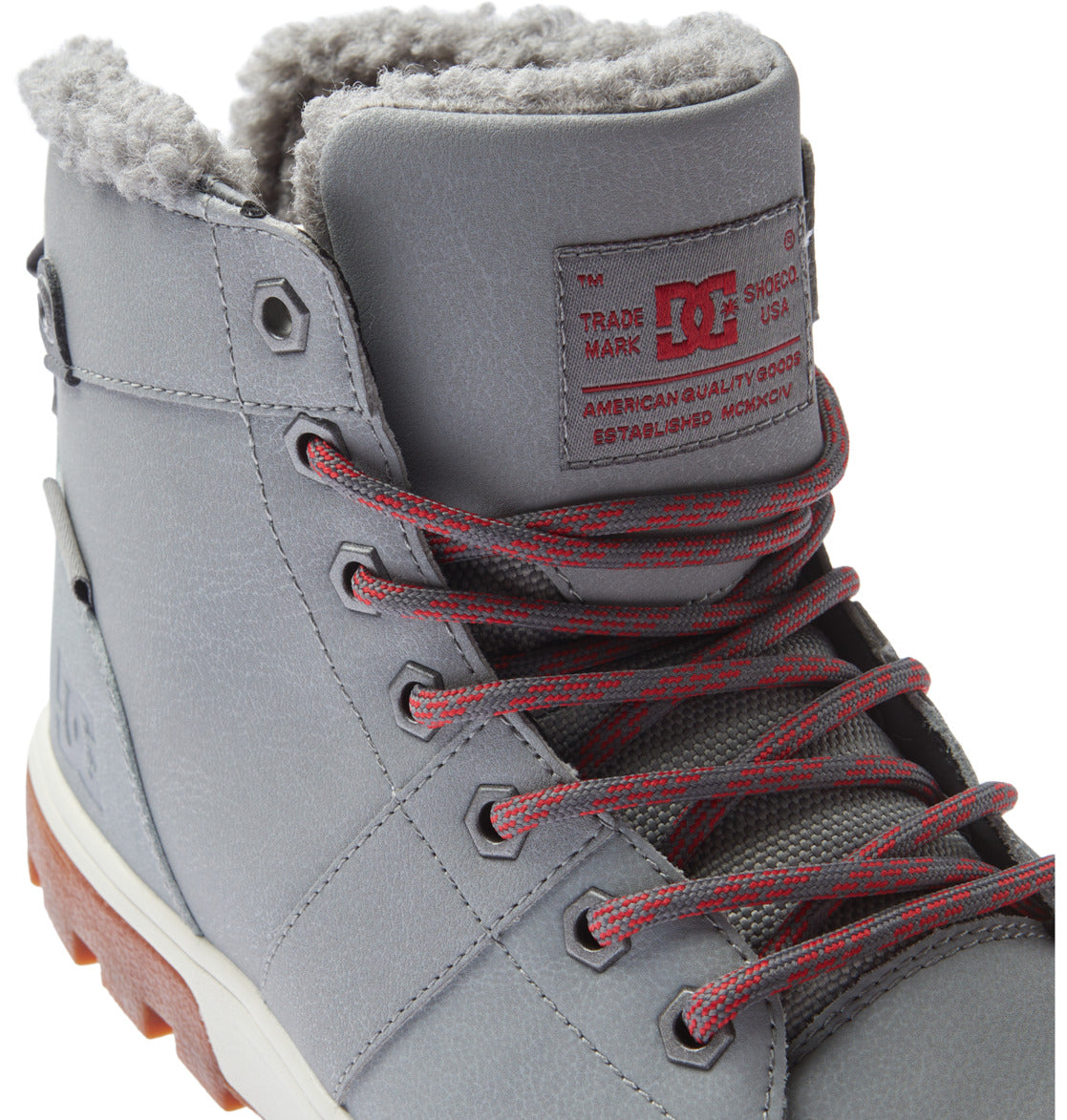 DC Woodland Men Winter Boots Grey | US-1803TIY