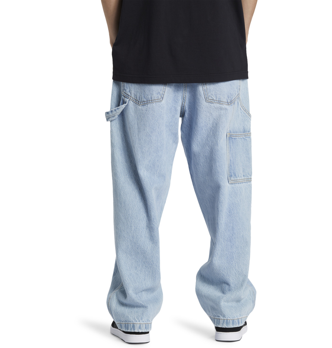 DC Worker Baggy Carpenter Denim Men Jeans Indigo Light | US-8453TOJ