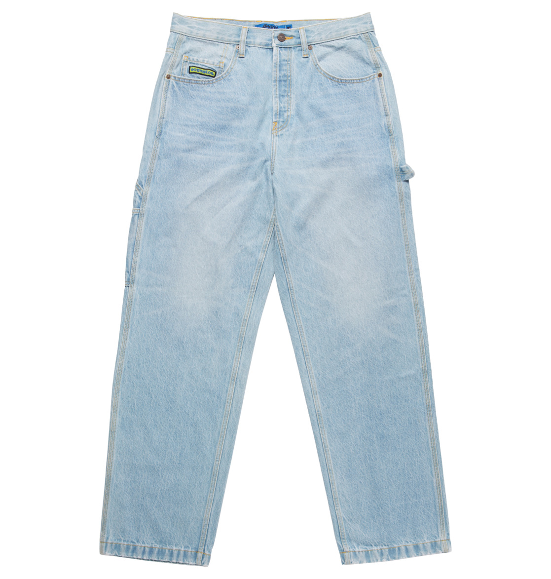 DC Worker Baggy Carpenter Denim Men Jeans Indigo Light | US-8453TOJ