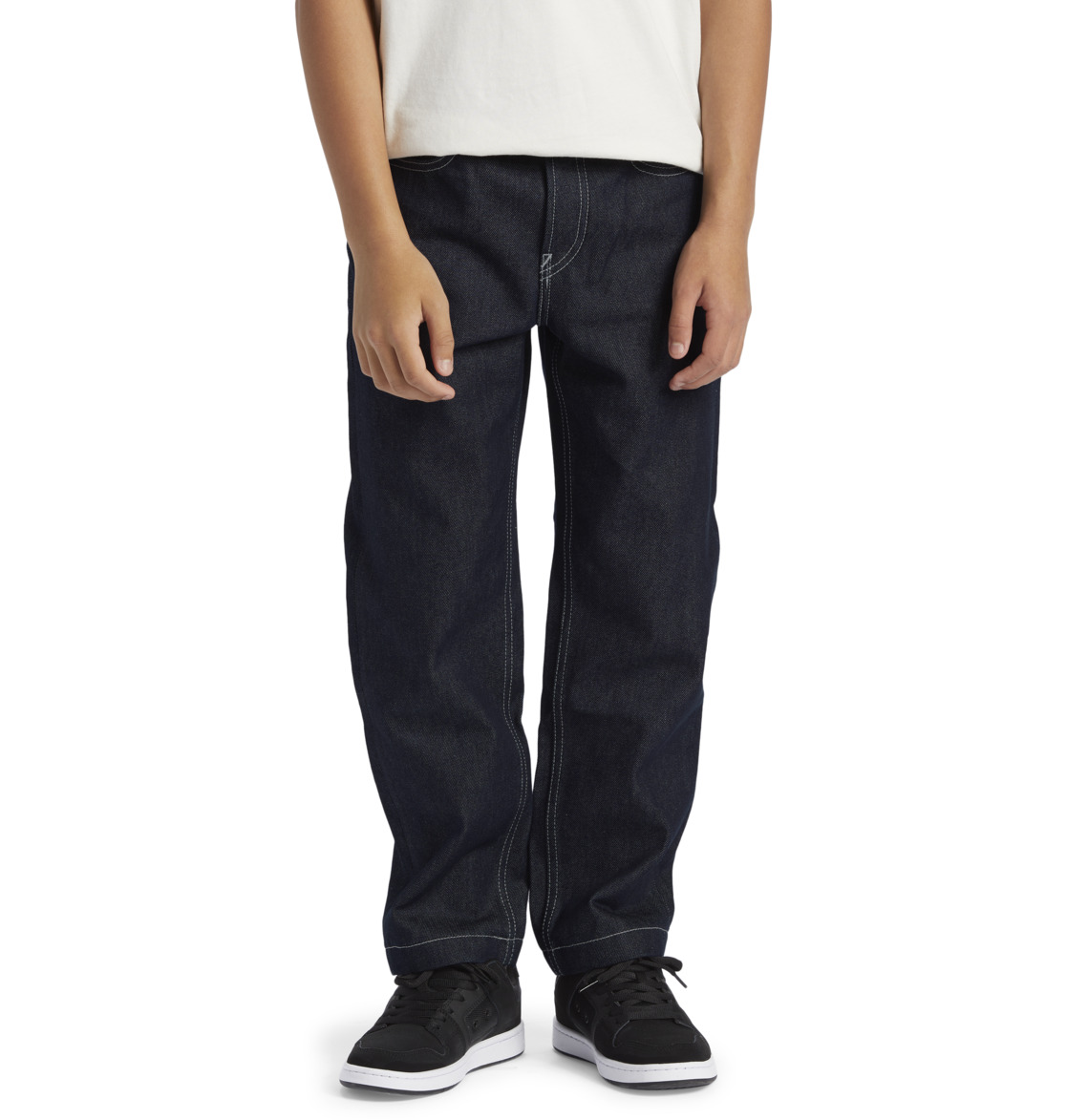 DC Worker Baggy Kids' Pants Indigo | US-9870ZLC