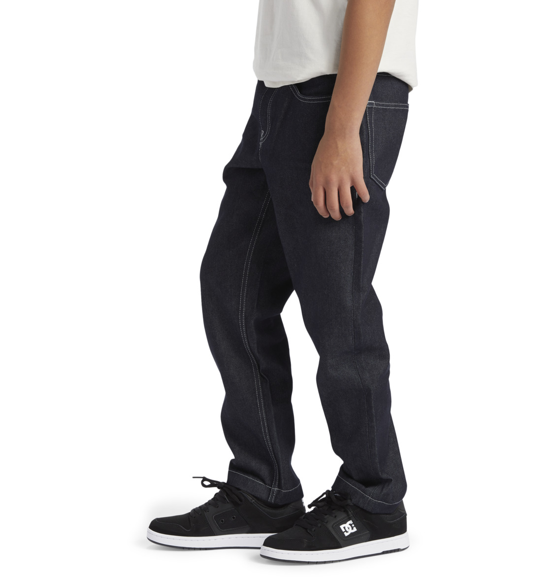 DC Worker Baggy Kids' Pants Indigo | US-9870ZLC