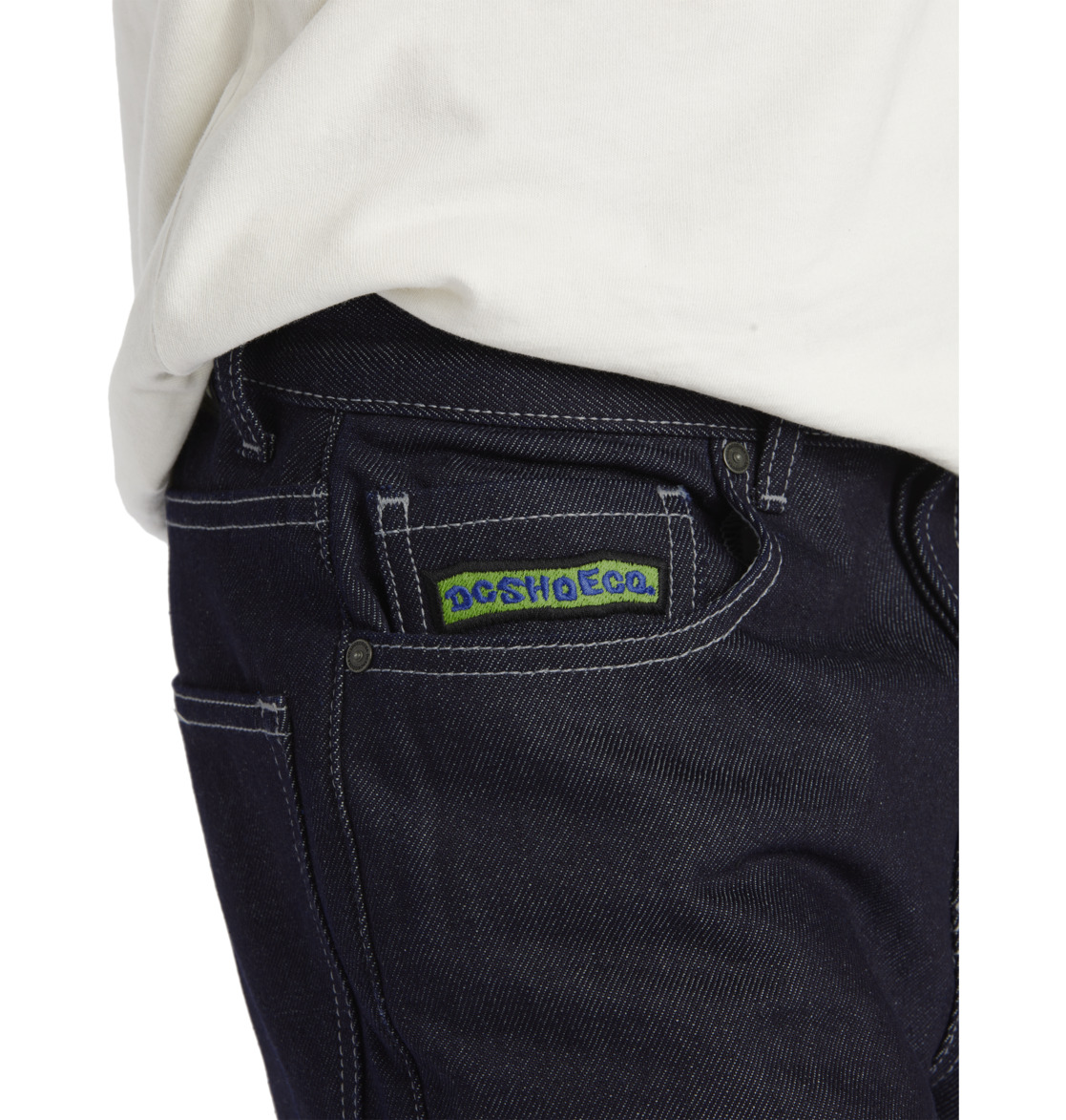 DC Worker Baggy Kids' Pants Indigo | US-9870ZLC