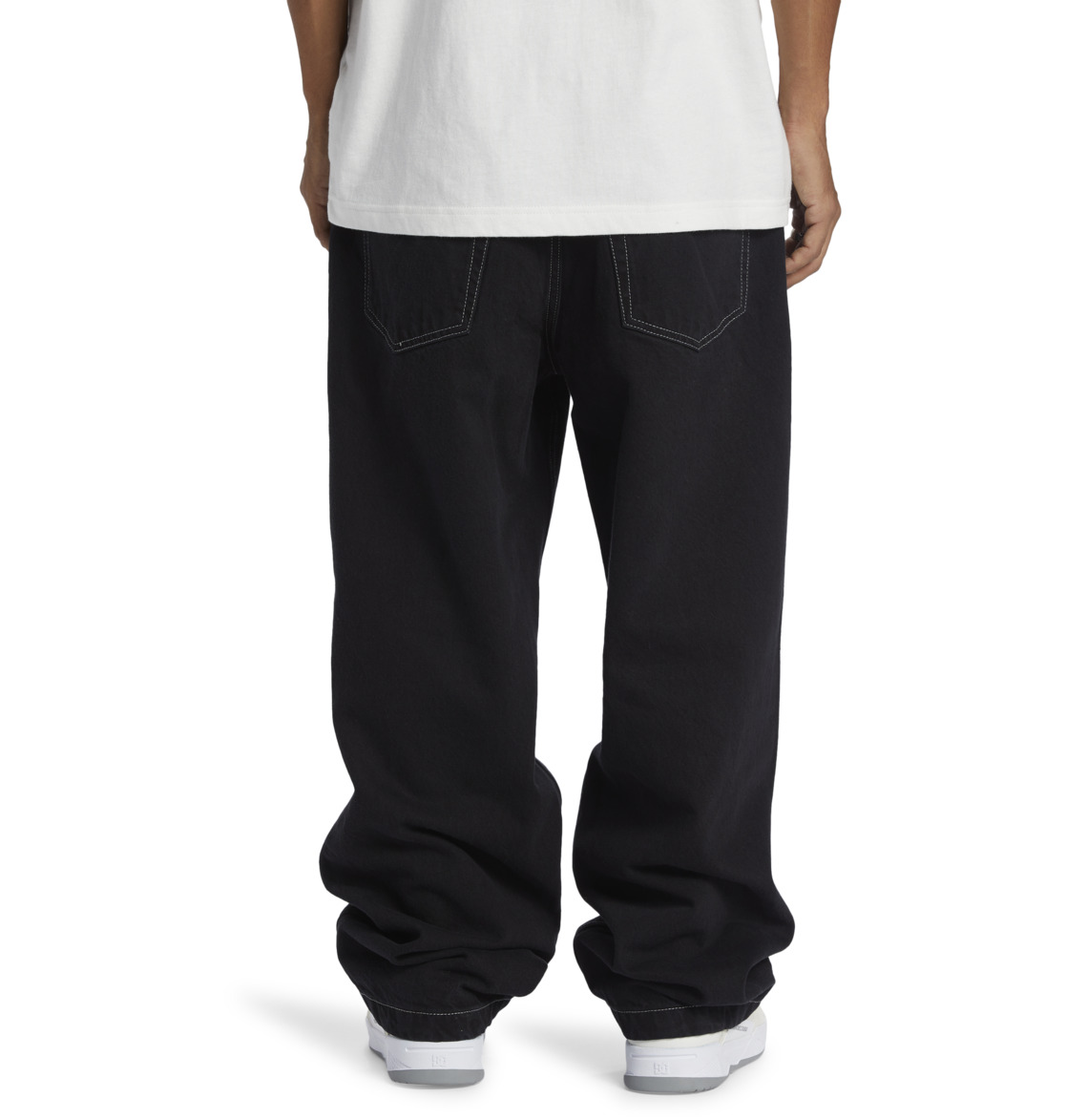 DC Worker Baggy Men Jeans Black | US-3641XJI