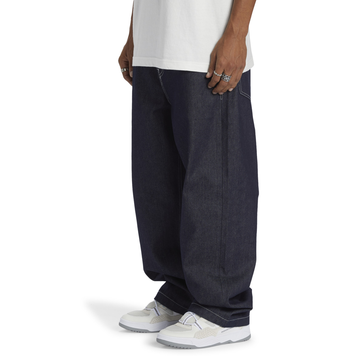 DC Worker Baggy Men Jeans Indigo | US-4580UTO