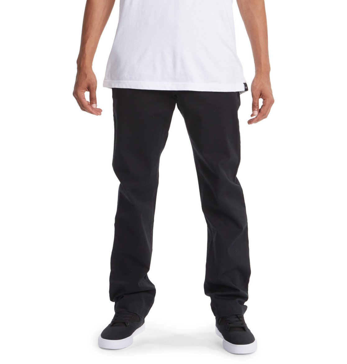 DC Worker Chinos Men Pants Black | US-1260HYU