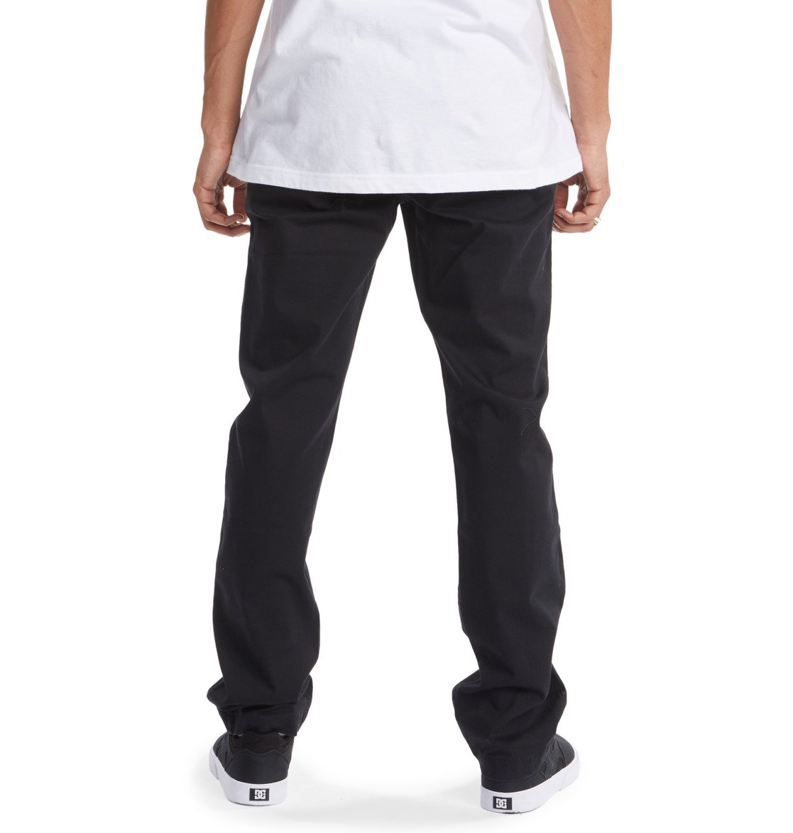 DC Worker Chinos Men Pants Black | US-1260HYU