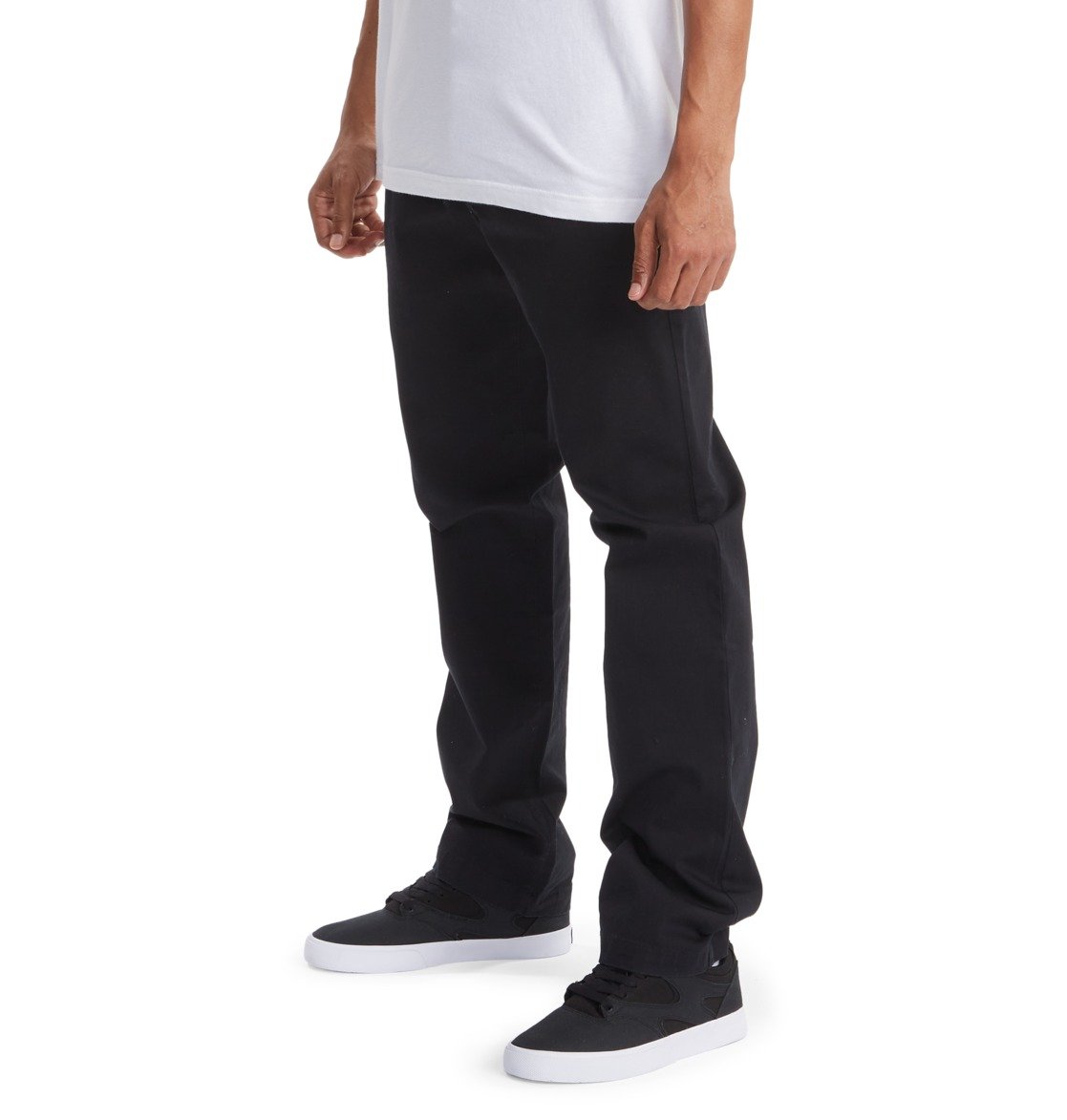 DC Worker Chinos Men Pants Black | US-1260HYU