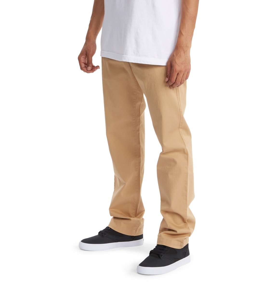 DC Worker Chinos Men Pants Brown | US-1358MOC