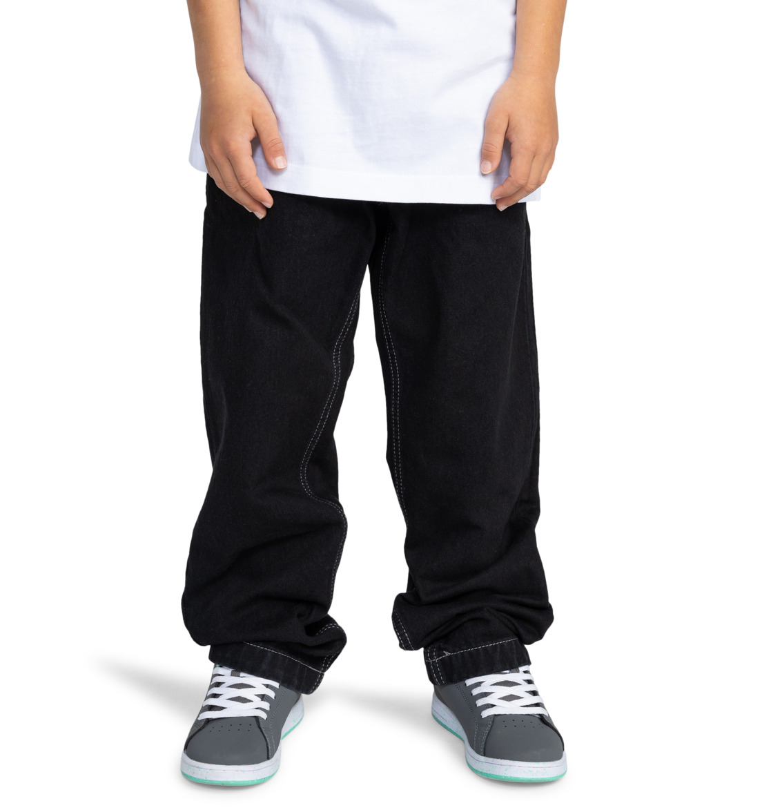 DC Worker Denim Kids' Pants Black | US-5896XOF