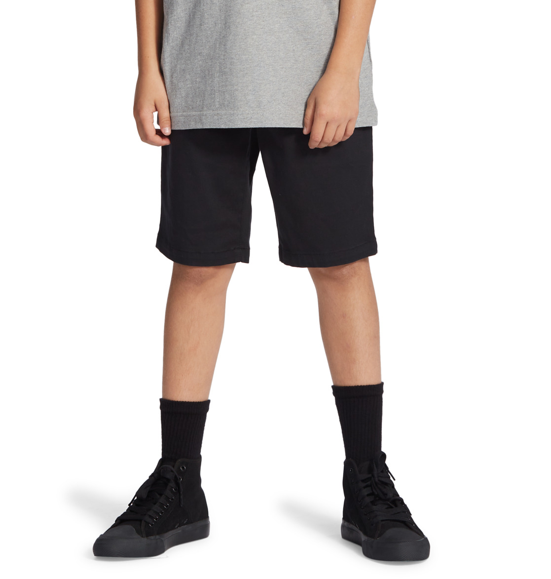 DC Worker Relaxed Chino Kids' Pants Black | US-5924UTB