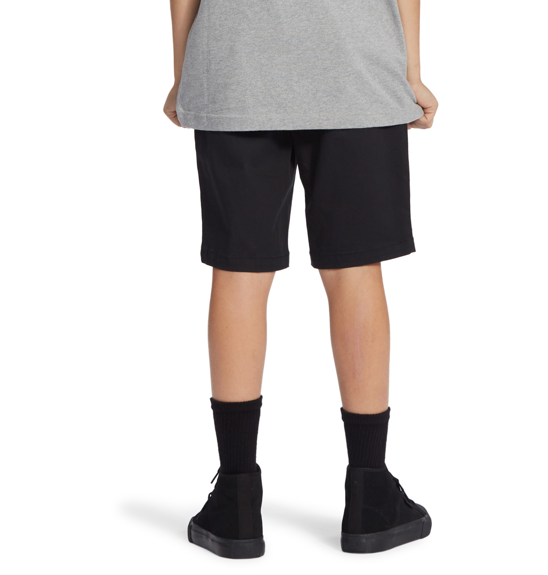 DC Worker Relaxed Chino Kids' Pants Black | US-5924UTB