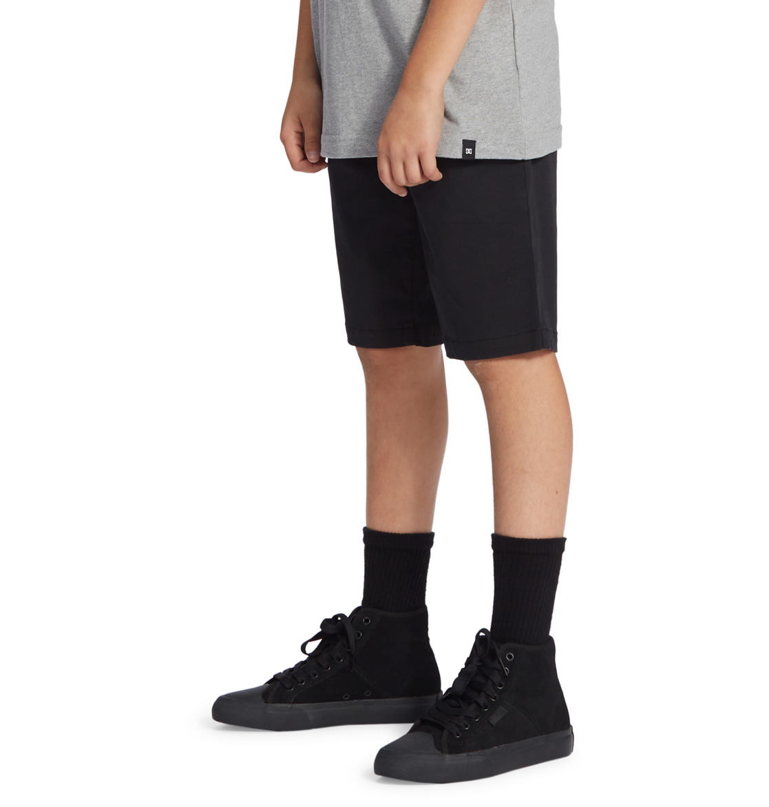 DC Worker Relaxed Chino Kids' Pants Black | US-5924UTB