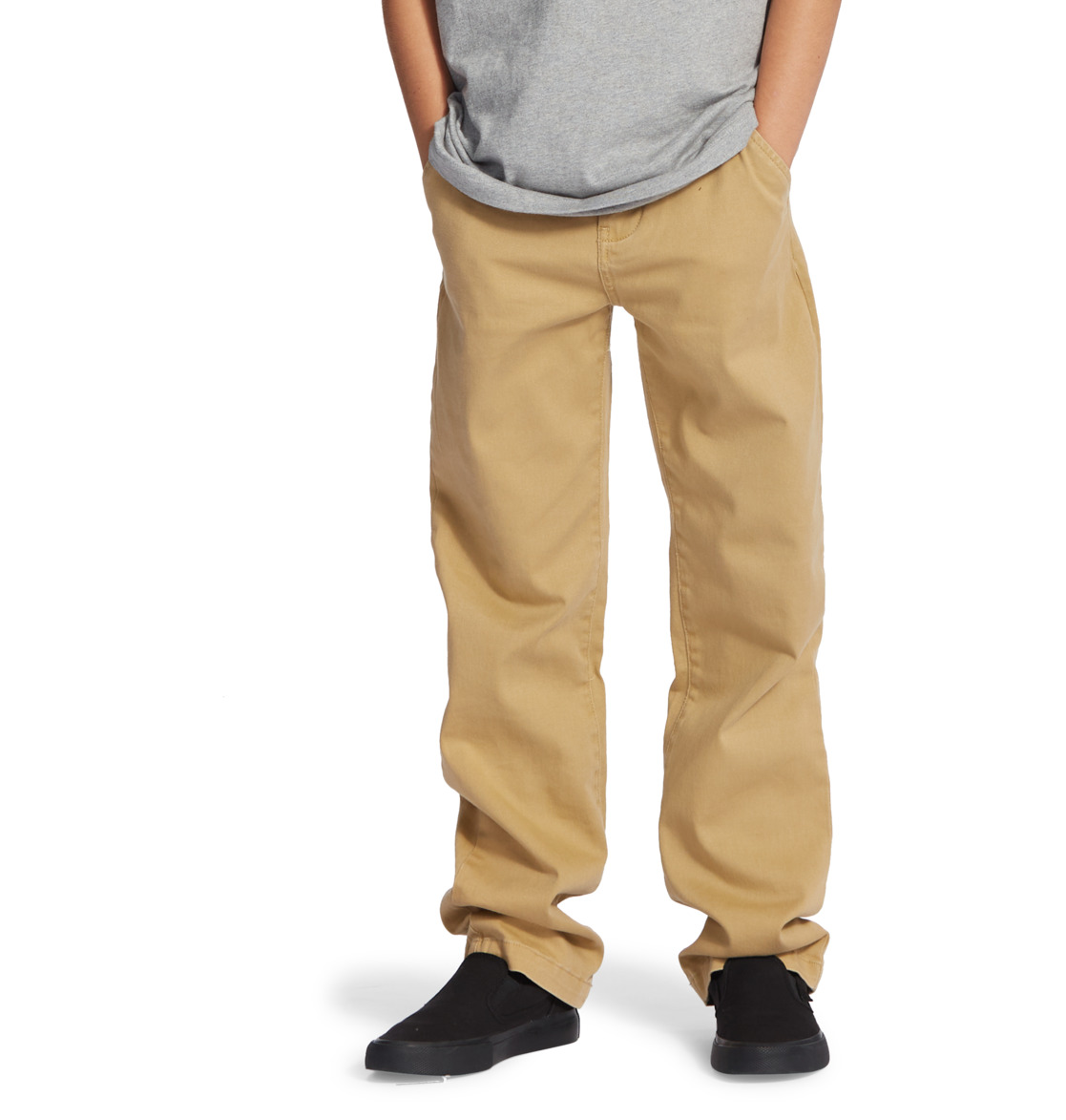 DC Worker Relaxed Chinos Kids' Pants Brown | US-3527YVN