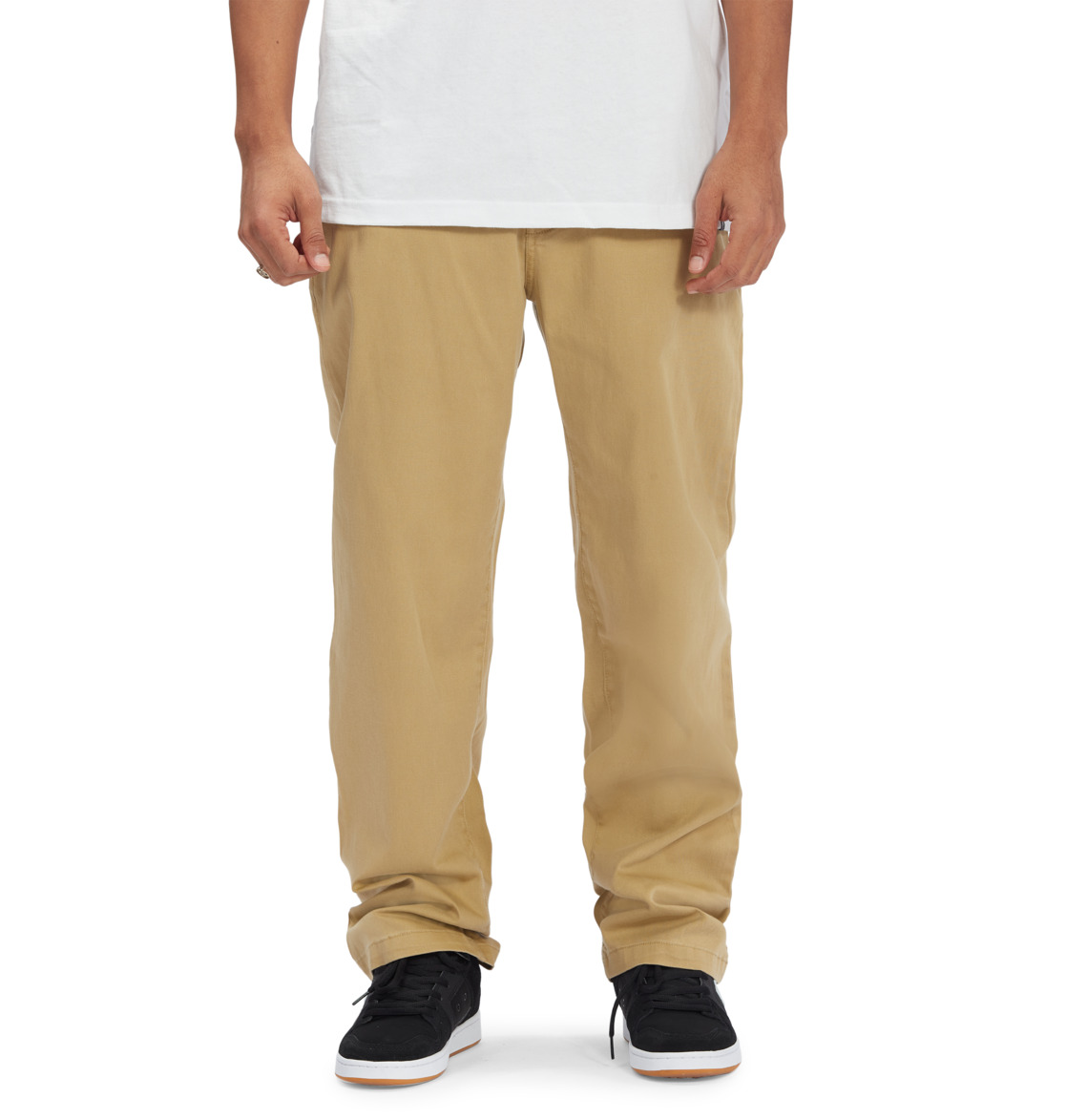 DC Worker Relaxed Chinos Men Pants Brown | US-8276OKH