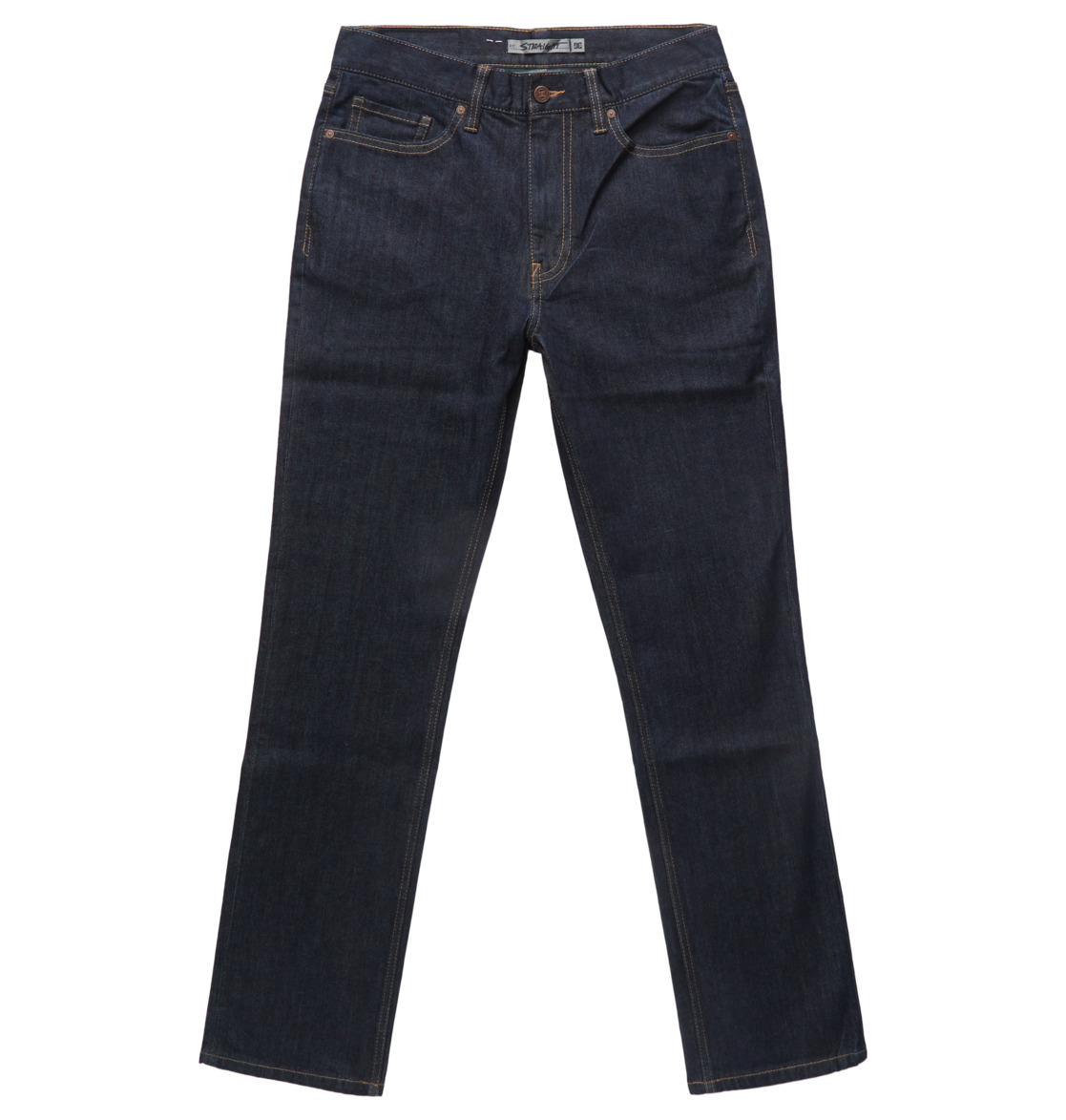 DC Worker Straight Fit Men Jeans Indigo | US-0628WJN