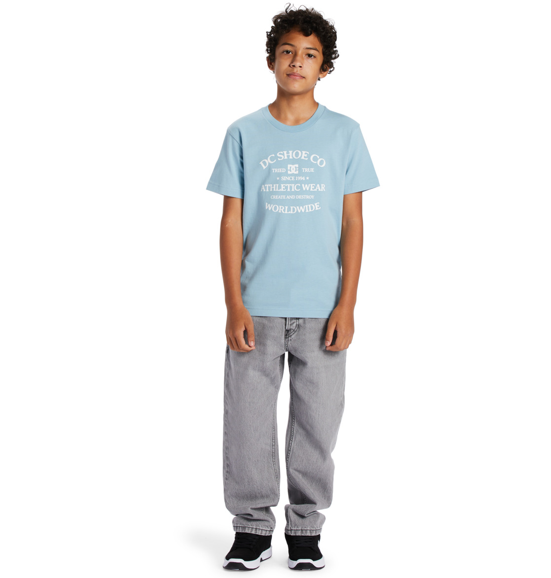 DC World Renowed Kids' T-Shirt Blue | US-8690OLC