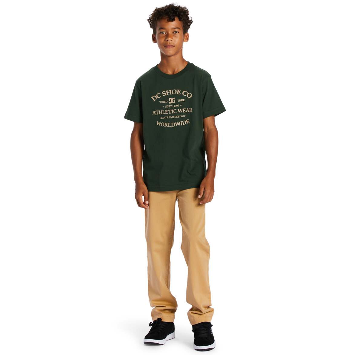 DC World Renowed Kids' T-Shirt Green | US-1682XTY