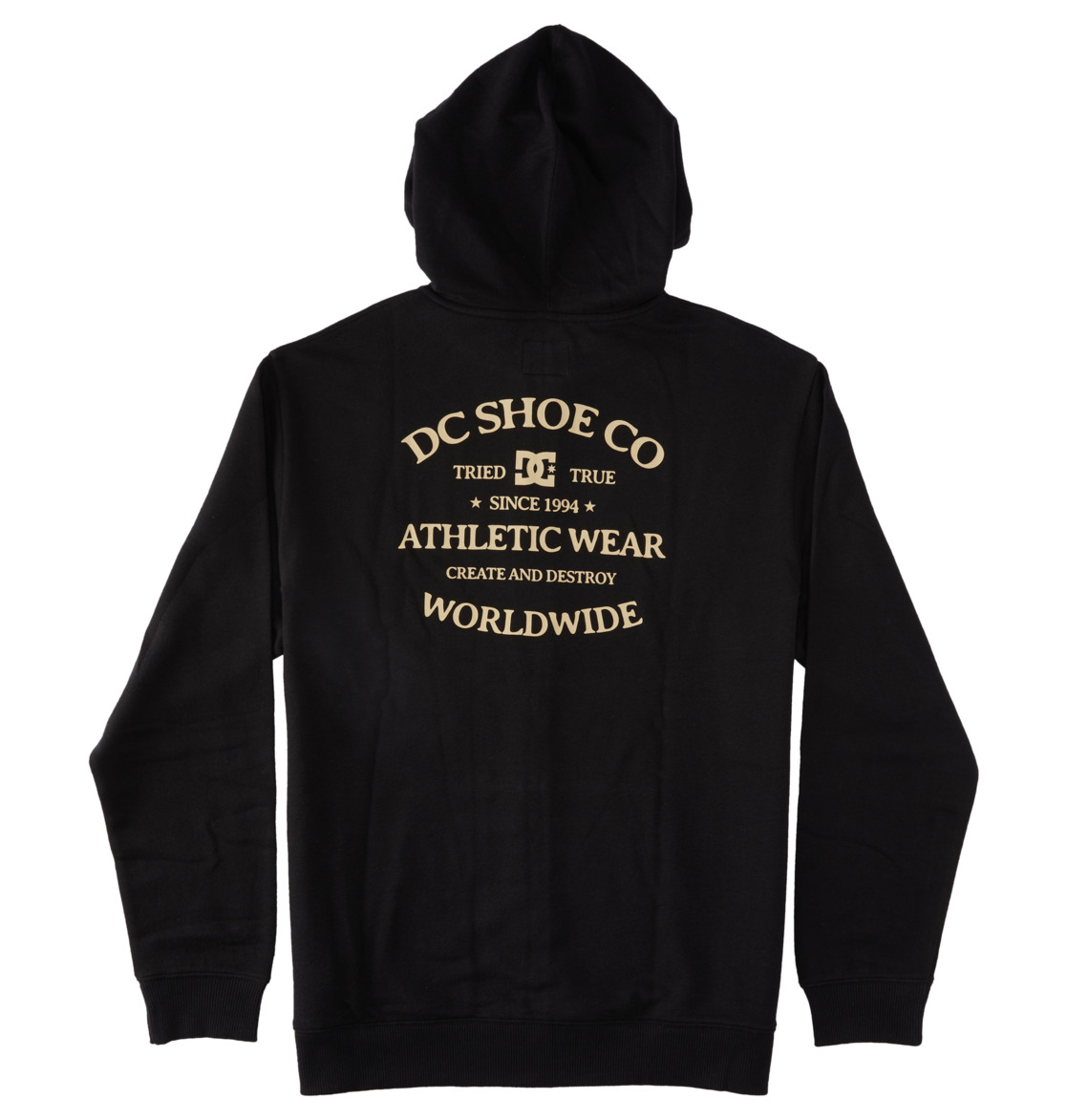 DC World Renowned Zip-Up Men Hoodie Black | US-1453TXZ