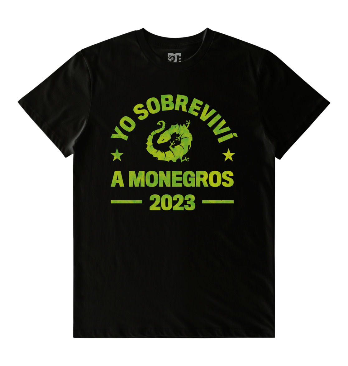 DC x Monegros Men T-Shirt Black | US-3812HXS