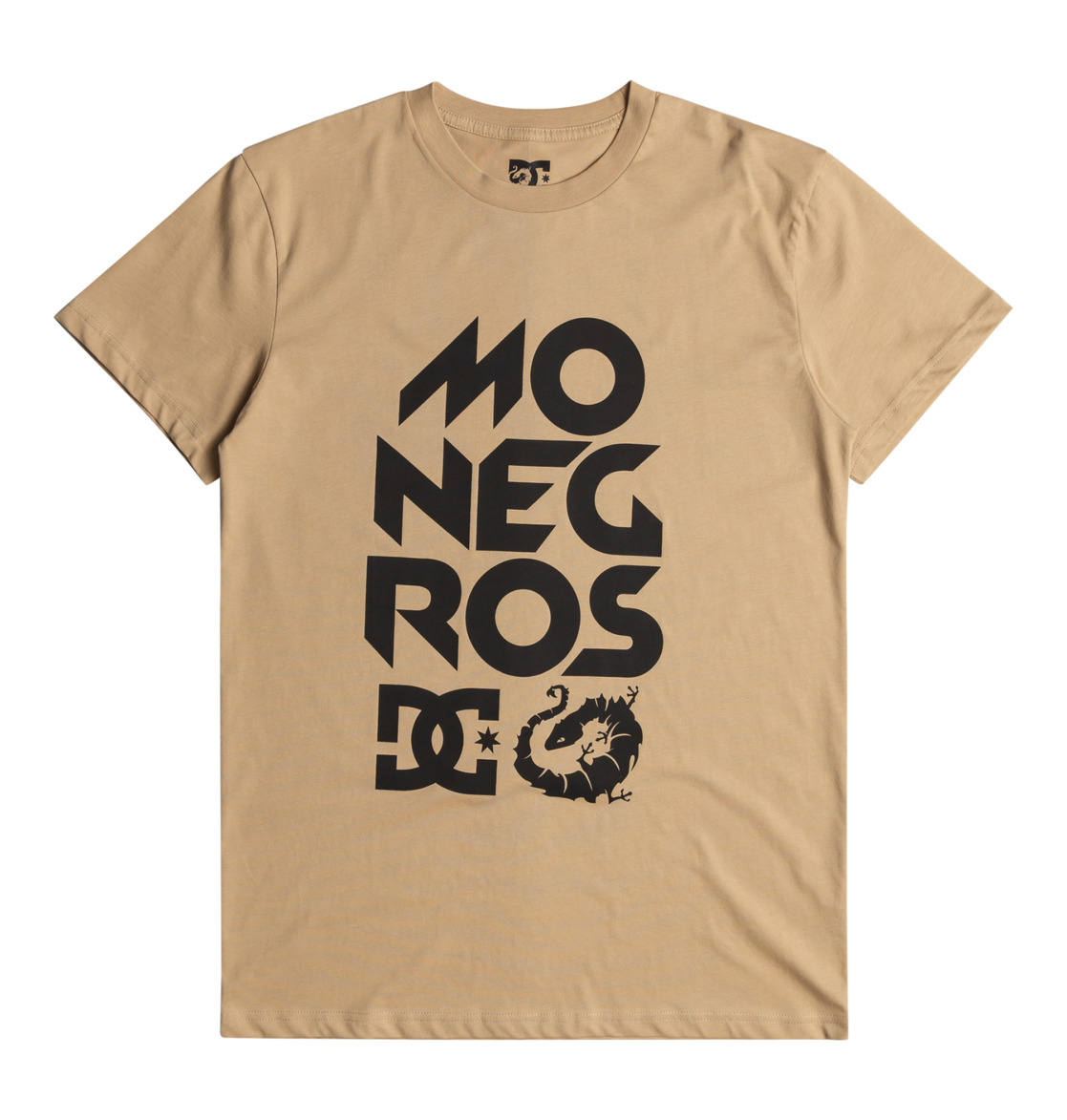 DC x Monegros Men T-Shirt Brown | US-3920RPL