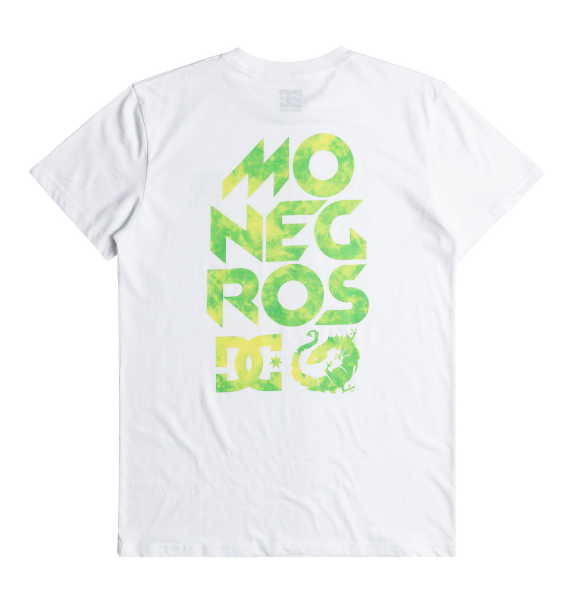 DC x Monegros Men T-Shirt White | US-6408NBX