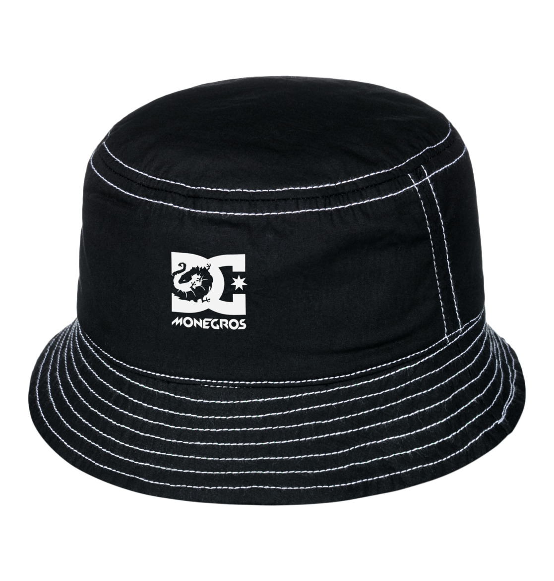 DC x Monegros Reversible Bucket Men Hats Black | US-7432IVL