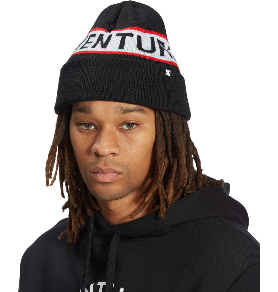 DC x Venture Men Beanie Black | US-5807MXP