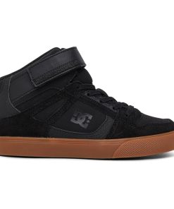 Kids' Pure High Elastic Lace High-Top Shoes