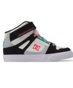 Kids' Pure High-Top Elastic Lace High-Top Shoes