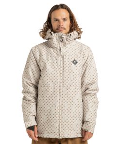 Unisex Basis Print Insulated Jacket
